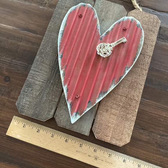 Wooden Valentine Decor SET (hanging & table/mantle top) - Picture 9 of 12